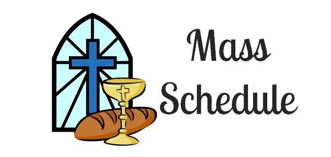 Current Mass Schedule