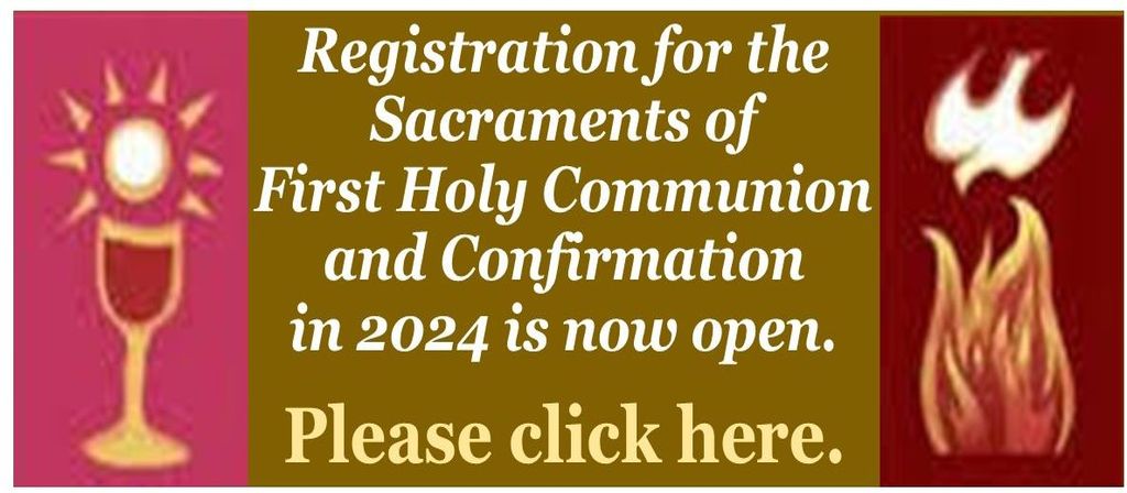 Registration for Sacraments 2024