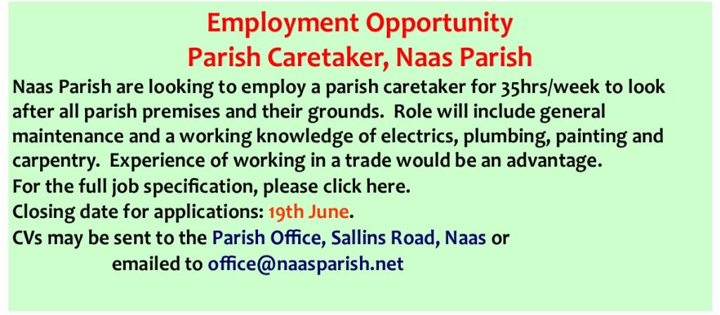 Employment Opportunity - Caretaker Role